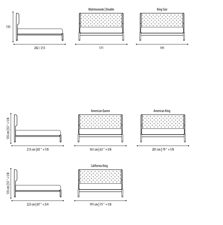 Итальянская кровать Hugs