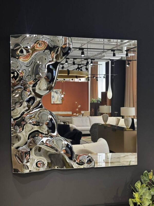 Итальянское зеркало Caravaggio  120см*120cм Silver 1