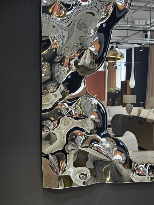 Итальянское зеркало Caravaggio  120см*120cм Silver 3