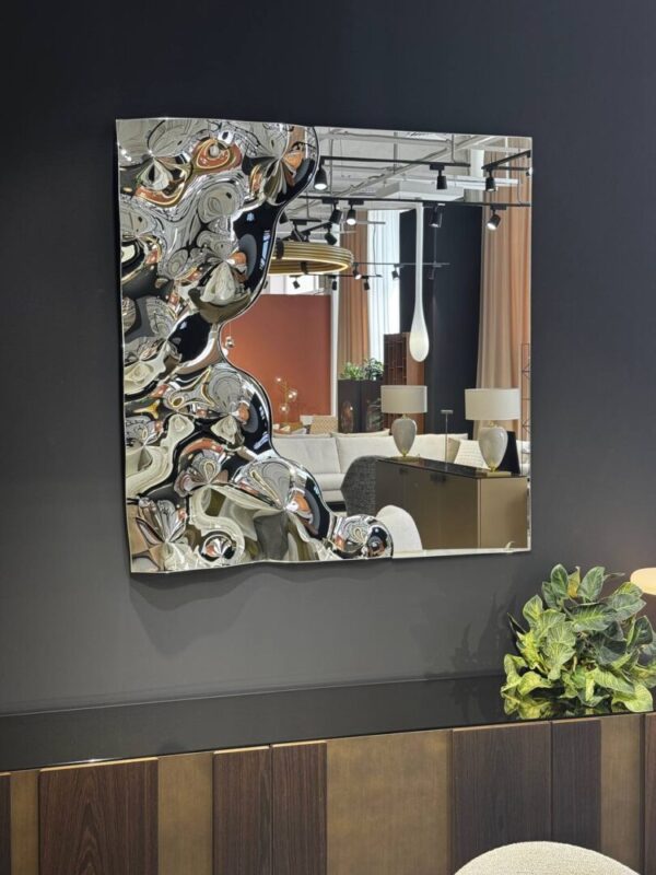 Итальянское зеркало Caravaggio  120см*120cм Silver 2